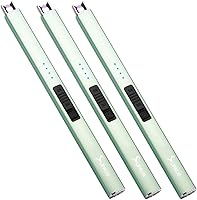 Vista 9 de Encendedor eléctrico de arco SUPRUS, resistente al viento, sin llama, recargable por USB, con bloqueo de seguridad para vela, barbacoa, camping