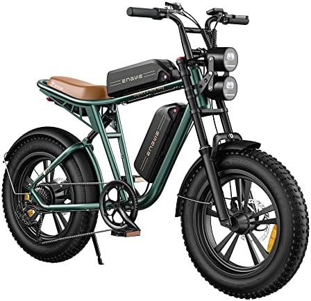GOLMEZIL ENGWE-Electric-Bike 1000W-Motorcycle-Adults – with 26AH Dual-Battery-Ebike Engwe-M20 Dirt Bike for Off Road MTB 28MPH 94Miles (US Warehouse)