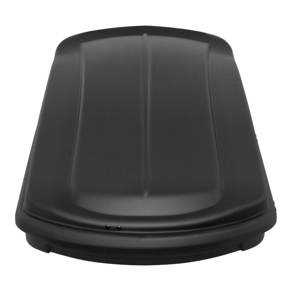 NORDRIVE N60016 Box 430, Box da Tetto per Auto in in ABS, 430 Litri - Nero Goffrato