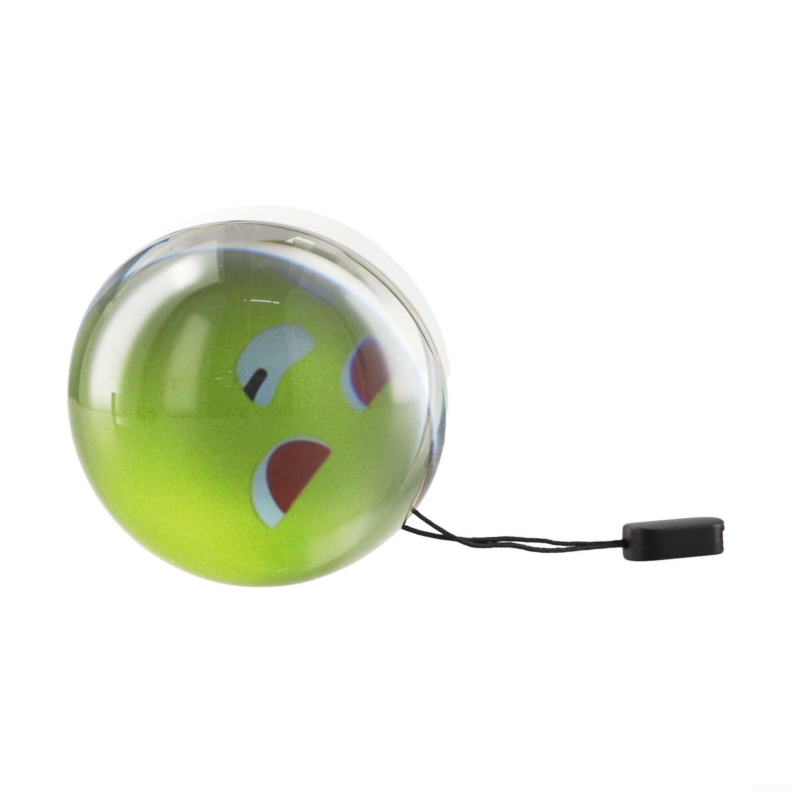 Boule vidéo de 7 cm avec lumière LED, mémoire numérique personnalisée pour anniversaires, mariages, décoration d'intérieur élégante (blanc)