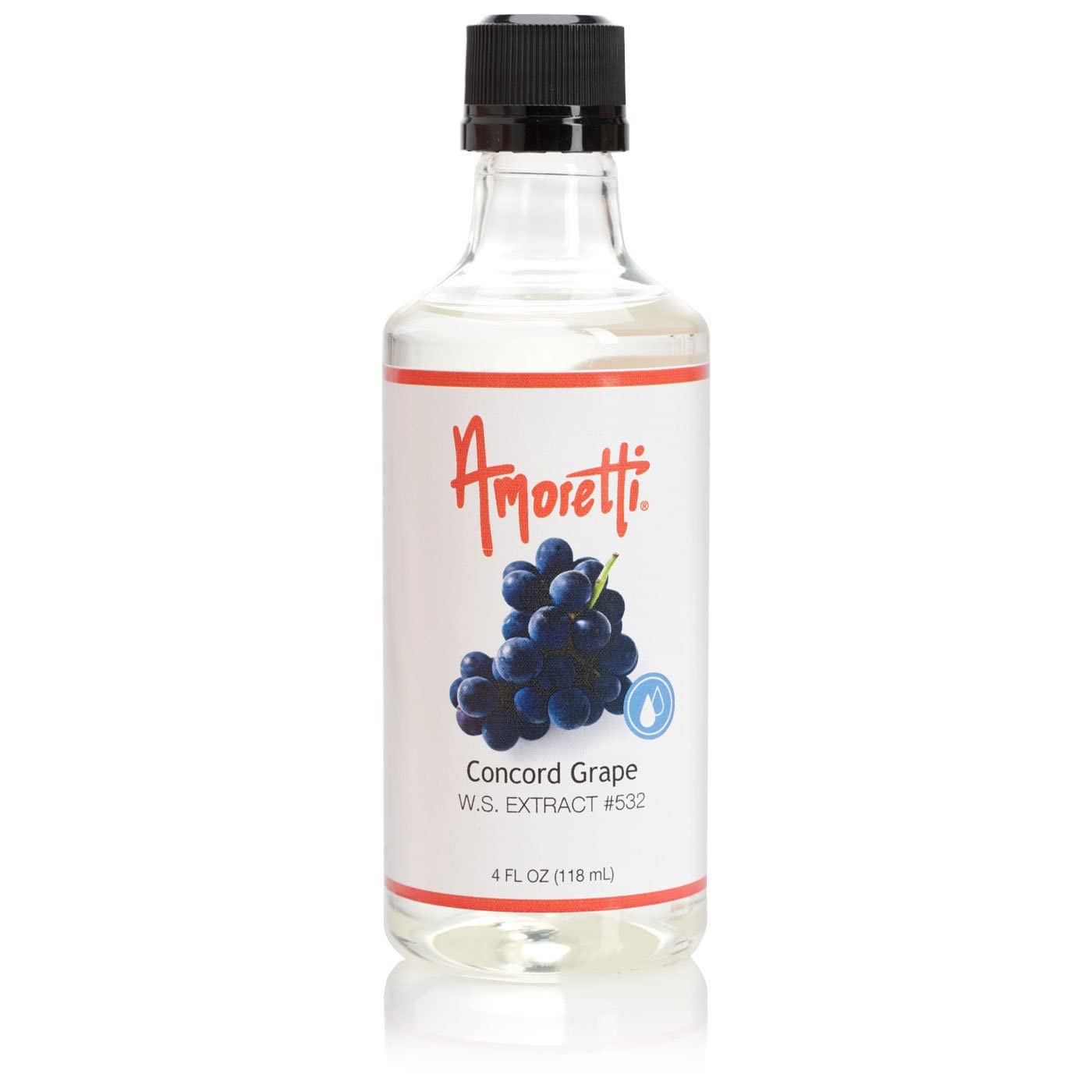 Amoretti - Concord Grape Extract Water Soluble 2 oz - Highly Concentrated & Perfect For Pastry, Savory, Brewing, and more, Preservative Free, Vegan, Kosher Pareve, Keto Friendly