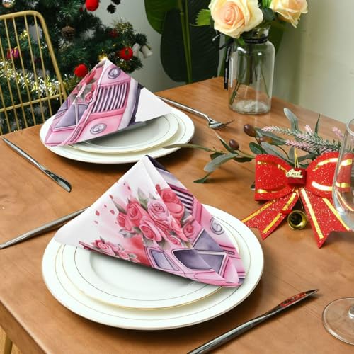 Servilletas de Tela Día de San Valentín Set de 6 miniatura 4