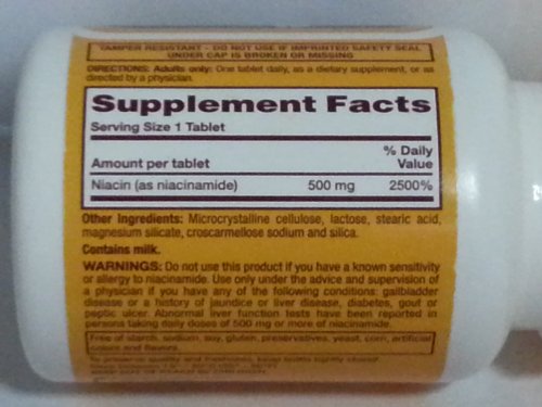 Rugby Niacinamide 500Mg Tablets 100Ct - 3 Pack (3) #TOP1