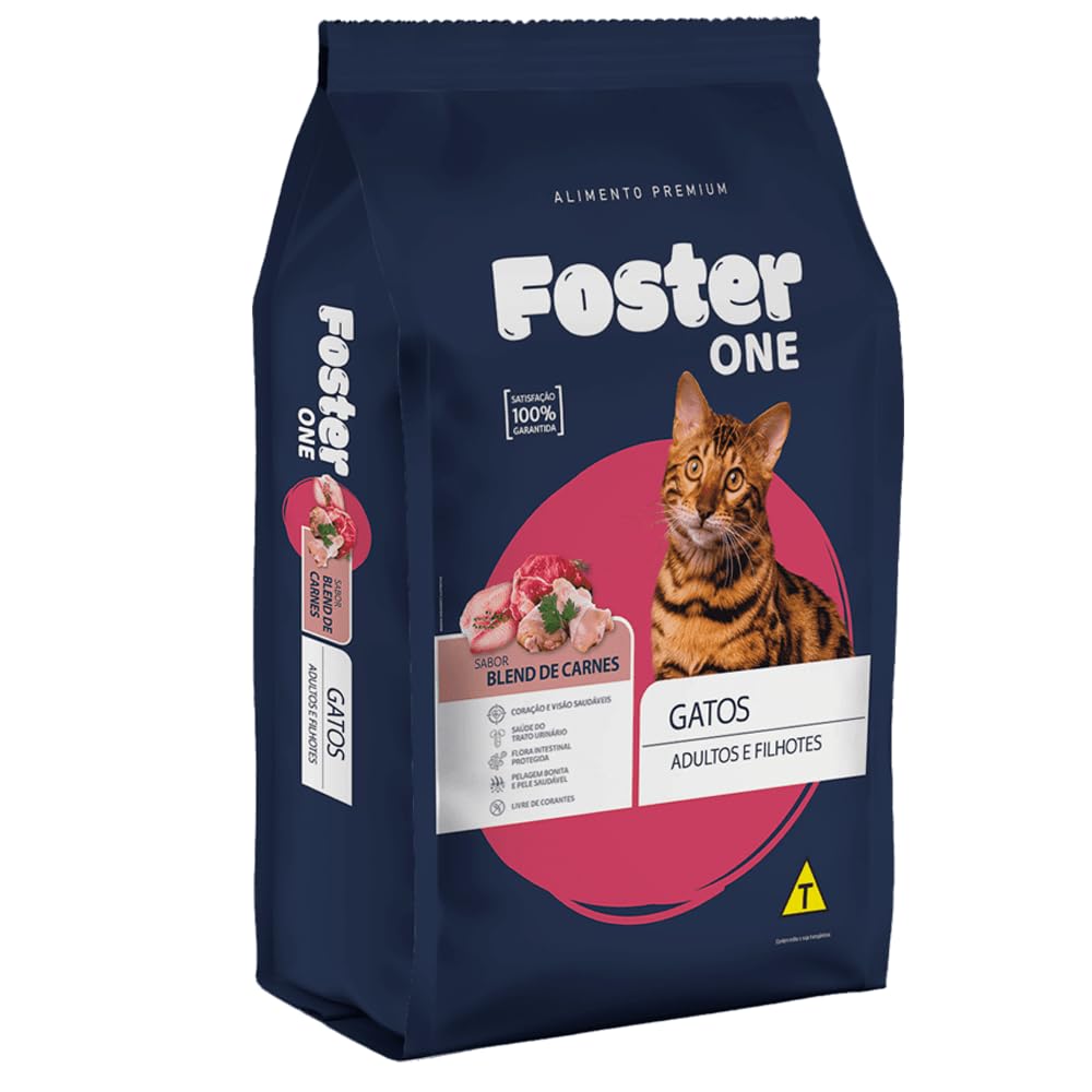 Ração para Gatos Filhotes Carne – Foster One – 10,1kg