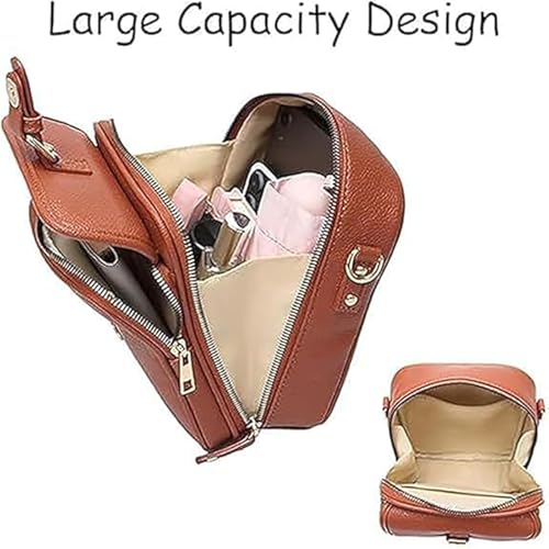 Gloryboom Crossbody Leather Bag, Unisex Messenger Bag Crossbody Gloryboom2