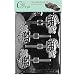Cybrtrayd A014 Alligator Lolly Chocolate Candy Mold with Exclusive Cybrtrayd Copyrighted Chocolate Molding Instructions
