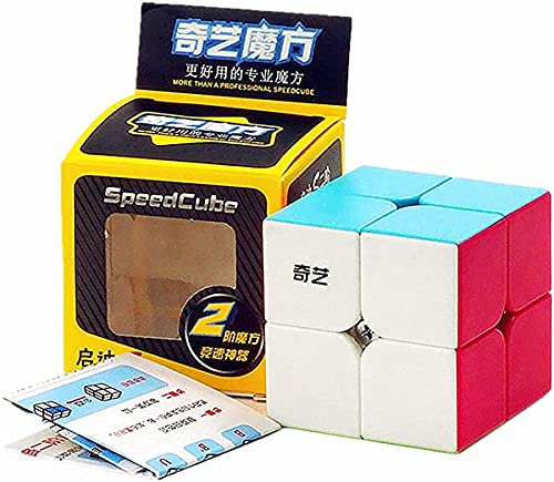 LiangCuber Qiyi Qidi S 2x2 Stickerless Speed Cube Qiyi Qidi S 2x2x2 Color Magic Cube Puzzle