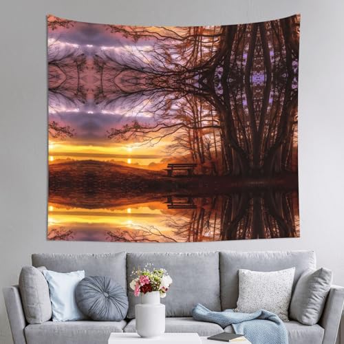 Tapisserie d'art BLWSLC 152 x 130 cm pour habiller un grand mur vide de chambre