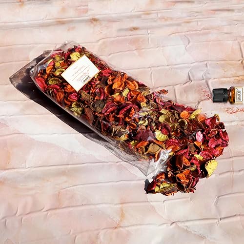 Image of Decorative Vanilla Scented Dried Flowers Home Fragrance Sachet of Petal Potpourri Bags (Mix, 130gm)