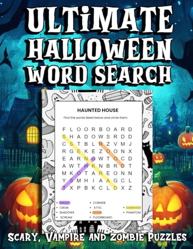 80 Ultimate Halloween Word Searches: Fun Word Search with 800