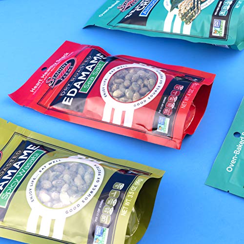 Seapoint Farms Sea Salt Dry Roasted Edamame, 4 oz Gluten-Free Snack (12 pack) - Thumbnail 4