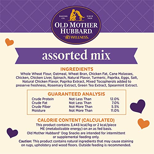 Old Mother Hubbard Bitz Natural Crunchy Dog Training Treats, Chicken, Liver & Veggies, 8-Ounce Bag #TOP6