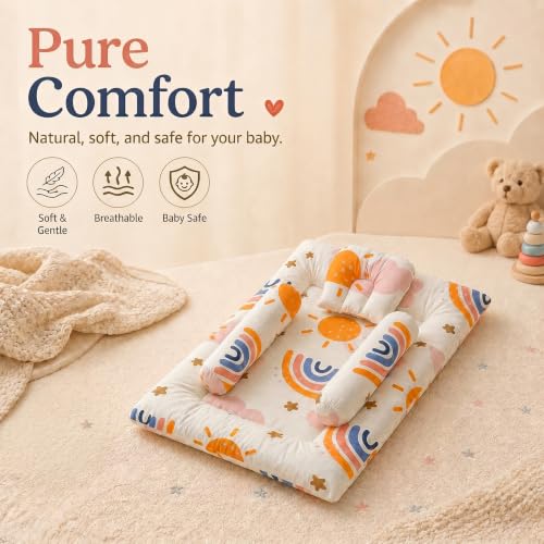 Image of StarAndDaisy Newborn Baby Bedding Set, Baby Bed Soft & Breathable, Godari Boys & Girl Design.