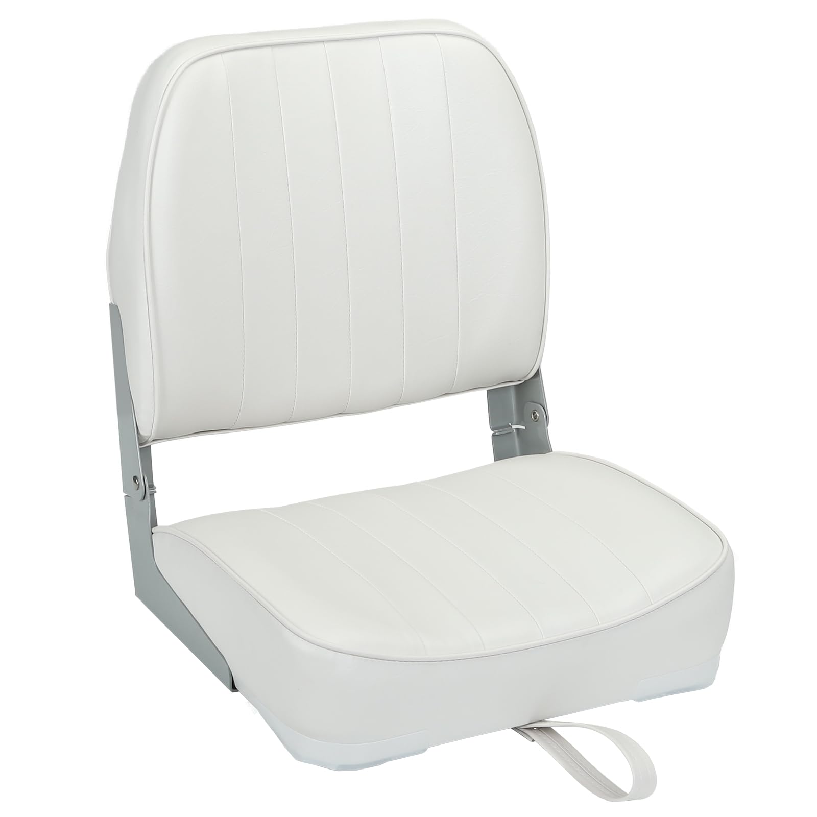 Leader Accessories Deluxe - Sedile pieghevole per barca, colore: Bianco