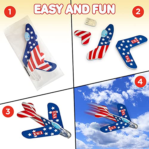 image for ArtCreativity Foam Airplanes For Kids - Bulk Set of 72 - Lightweight P