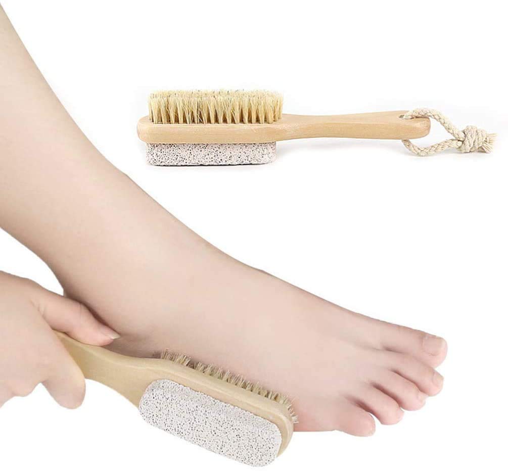 Buy Starthi Foot Natural Bristle Brush & Pumice Stone Combo W/Rope