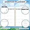 Monthly Planner 2026-2027 - 2 Year Planner 2026-2027, JAN. 2026 - DEC. 2027, 9'' x 11'' with Coated Tabs, Inner Pocket