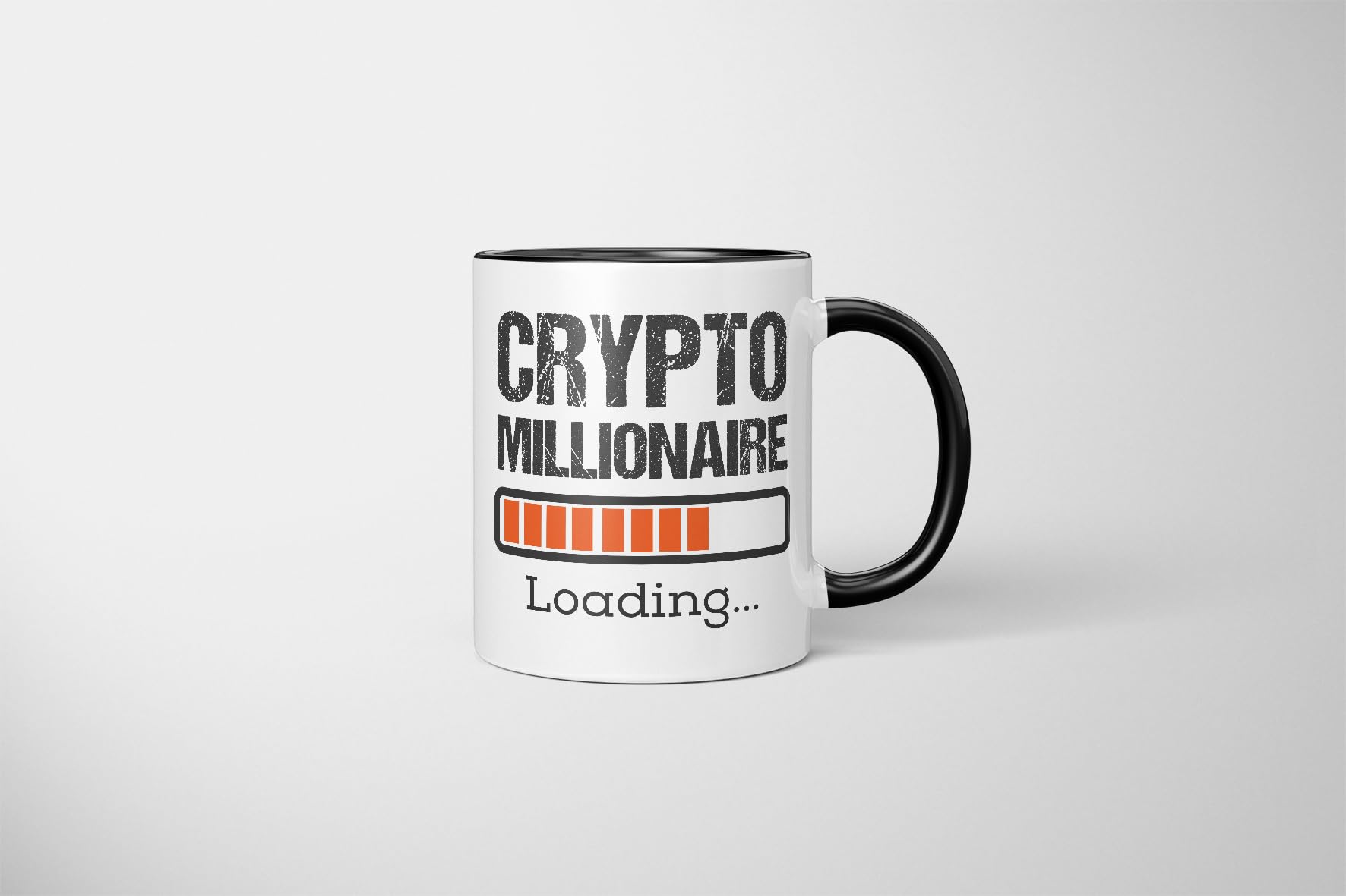 Tasse amusante avec inscription en allemand | Crypto Millionaire Loading |  Idée cadeau pour les fans et les amateurs de crypto | Tasse à café 330 ml :  Amazon.fr: Cuisine et Maison