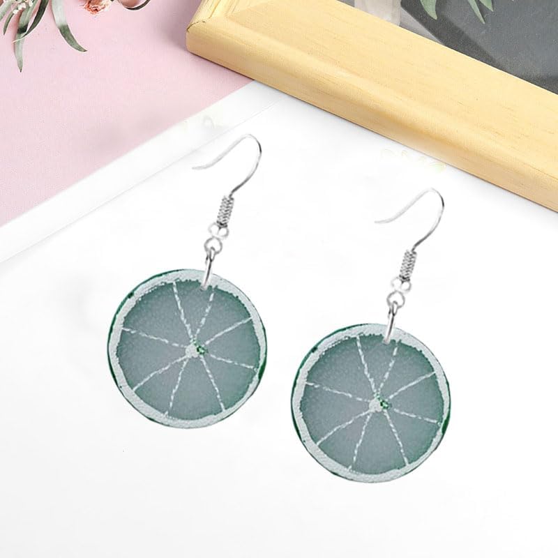 Dreuyet 4 Pairs Lemon Earrings For Women Lightweight Charm Lemons Drop Dangle Earrings Fruit Jewelry - Image 2