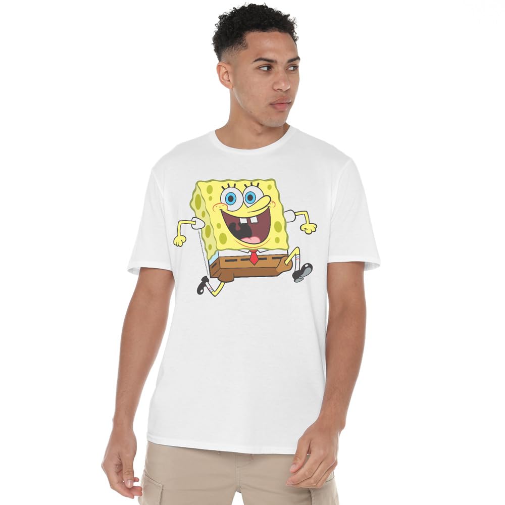 Spongebob - Male - Licensed T-Shirt - 4XL - White