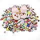 LINKLKBOY Shoe flowers,DIY Schuhanstecker Schuhanhänger Abnehmbare PVC Shoe Dekoration Zubehör für Kinder, Jungen, Mädchen, Jugendliche und Erwachsene Partys, Geschenke (50)