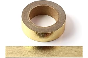 Gold Washi Tape: Versatile Border Tape for Mirror Enhancement