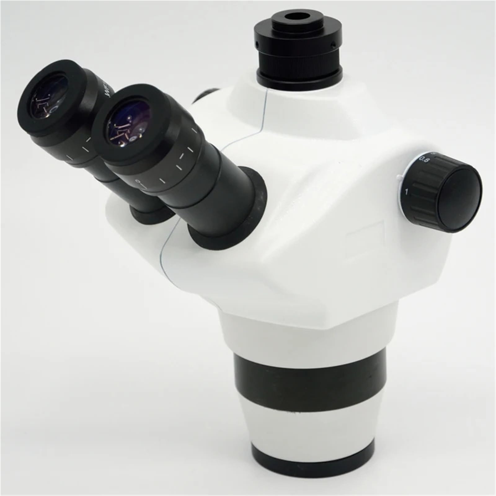 Microscopio, Microscopio stereo trinoculare da laboratorio con ingrandimento zoom confocale continuo 8X-50X,Prodotti scientifici e da laboratorio