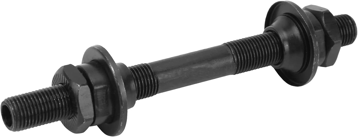 Dilwe Hub Shaft,Durable Steel Quick Release Hollow Hub Shaft for Mountain Bikes Upgrade Accessory (Front axle)