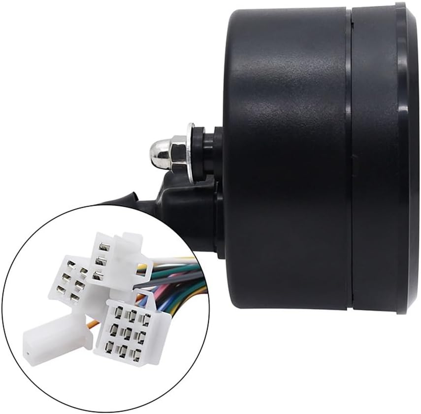 Speedometer Gauge Universal Motorcycle 12000RMP Speedometer Odometer Tachometer 1-4 Cylinders Motorbike Gauge Motorcycle Digital Dash