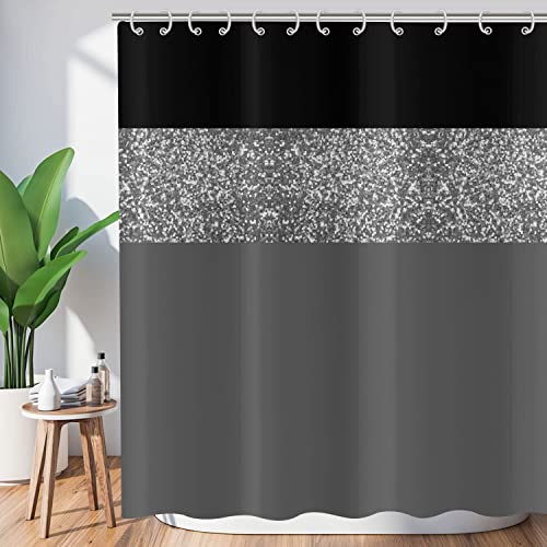 ASDCXZ Shower Curtain Glitter 180x180 cm - Image 2