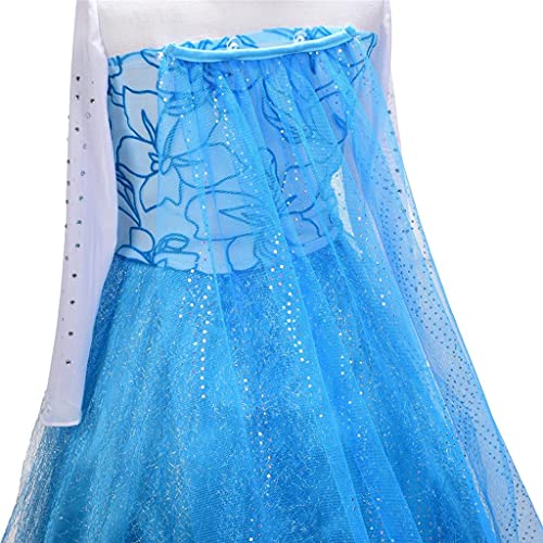 Disfraz de princesa de hielo para niñas pequeñas miniatura 6