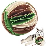 Ropniik Pet Snuffie Ball para Perros,15 CM Pet Sniff Ball Sniff Bola Perro Puzzle Juguetes Bolas Interactivas para Perros Duraderos Alimentador Lento para Perros Pequeños/Medianos/Grandes
