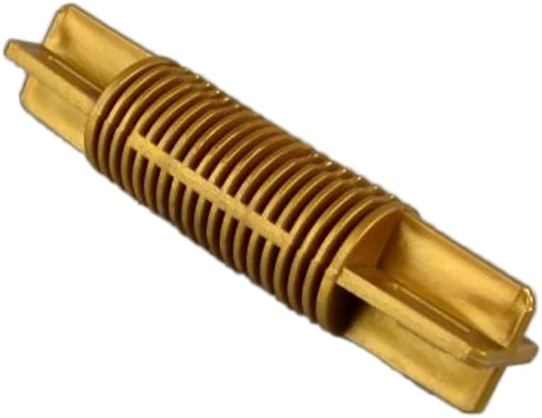 perfk CURTAIN CABLE ROD BEND 26mm Or 28mm Diameter Joiner Angle Joint Plastic Sold By 5 in A Pack, Golden