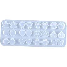 Eardrops Dangler Uv Crystal Resin Epoxy Mold Art Ear Studs Casting Jewelry Necklace Resin Keychain