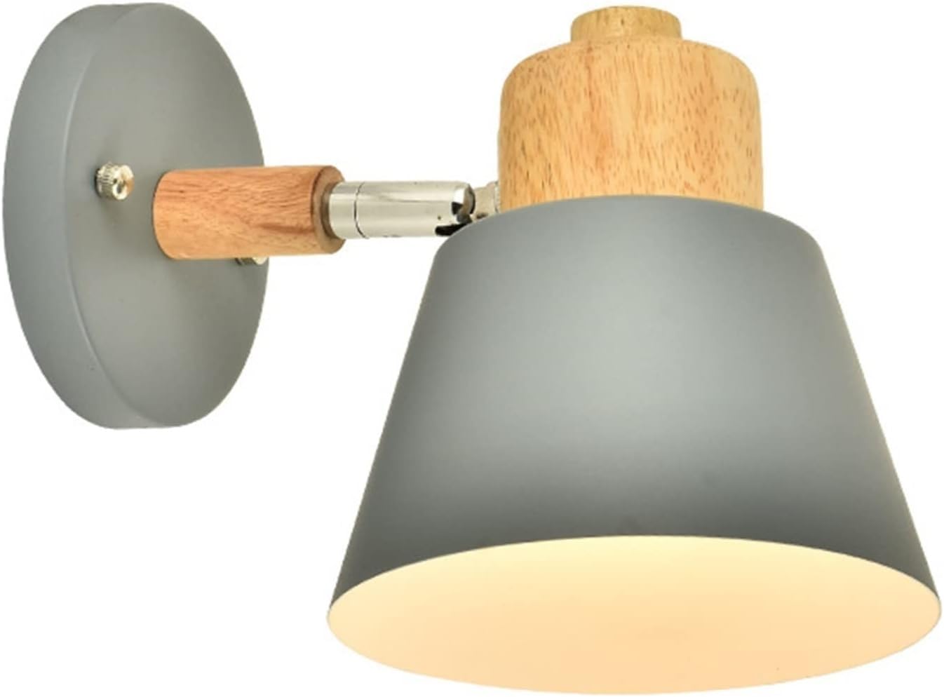 CWCQGH Wall Lamps Sconces LED Modern Fixtures Copper Holder Corridor Mount Lighting for Bedroom Living Room,Gray