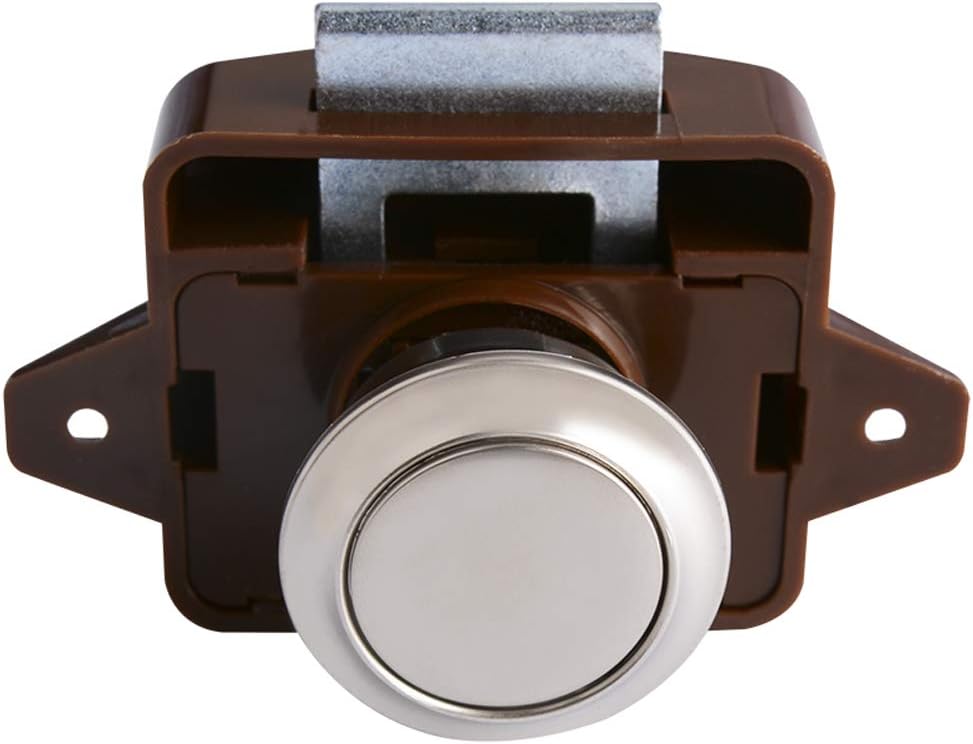 5 sets Push Button locks latches Catches cupboard Knob For Boat