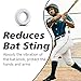 AISHAIDO [5 Packs] Baseball Bat Grip Choke Up Rings Bat Ring Bat Choke Up Knob Baseball Softball Teeball Tball Bat Choke Up Ring Bat Knob Baseball Bat Accessories - White