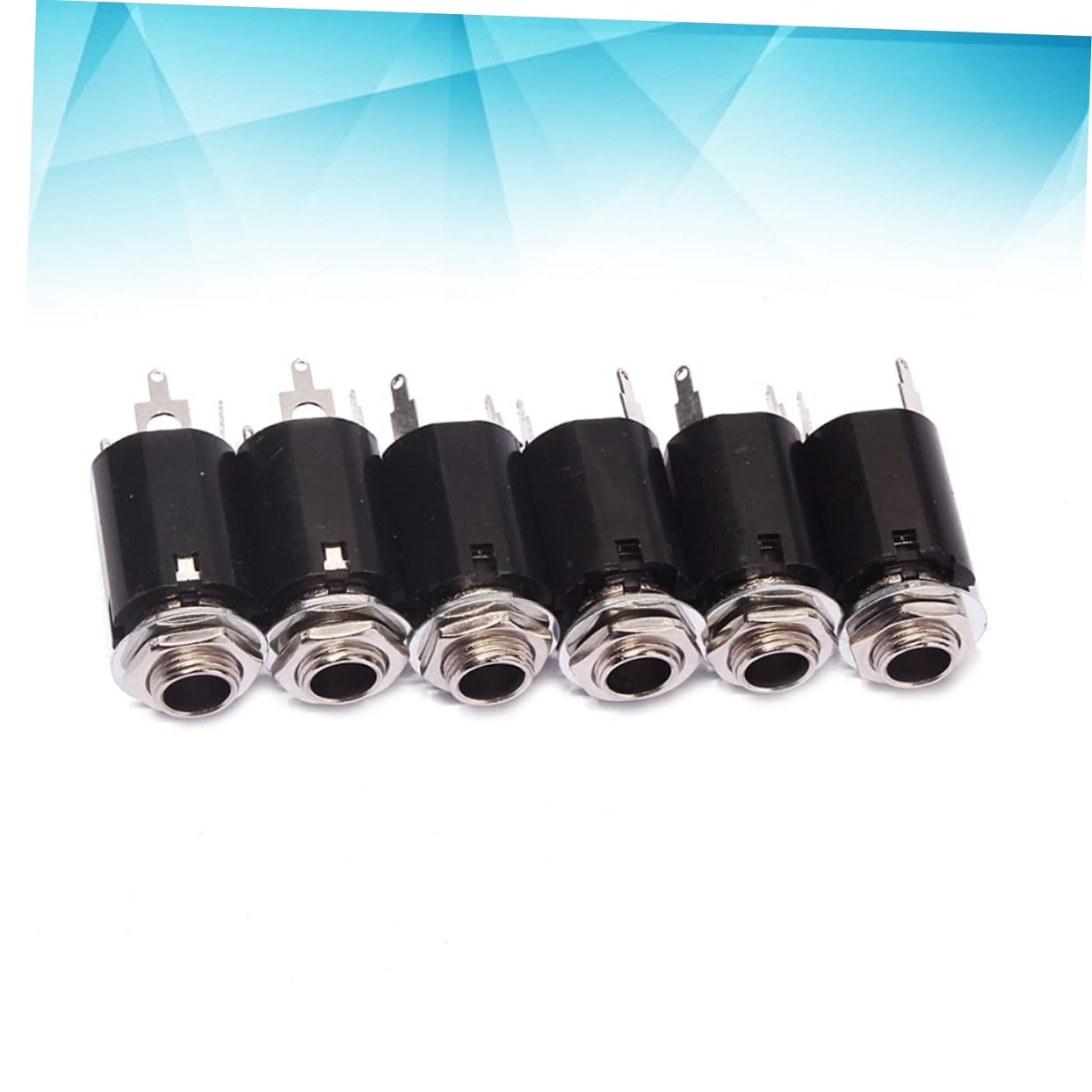 Jack Stereo Da 6,35mm Per Chitarra E Basso - 4 Pin Per Collegamento Mono/Stereo - Cilindro In Rame Argentato - Foto 10