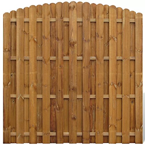 Zora Walter Hit & Miss Vertical Wooden Fence Panel Arch Design Fence Garden Panels Fence Wood Fence Accessories Fence Kit Outdoor Fence