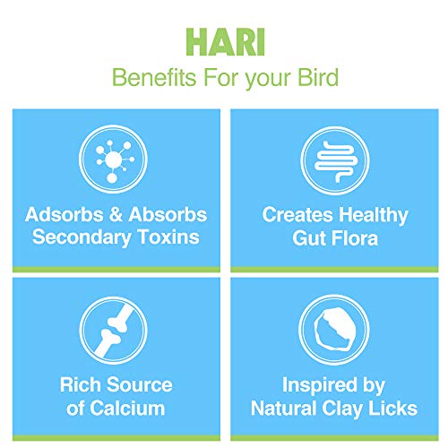 Hagen Clay-Cal Bentonite Clay Supplement For All Birds, Absorbs Toxins, Helps Gut Flora And Source Of Calicum, 1.27 Lb Bag #TOP4