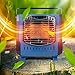 Aocet Chauffage au Gaz de Camping et Tente, Chauffage à Gaz Butane Portable, Réchauffeur à Gaz de Extérieur, Camping, Terrasse, Pêche, Randonnée, 2000W, Bleu