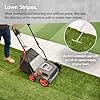VonHaus Artificial Grass Brush 1800W – Electric Corded Lawn Sweeper Cleaner Machine for Fake Turf – 45L Collection Bag, 10m Cable, 5 Adjustable Heights, 370mm Working Width, Foldable Handle