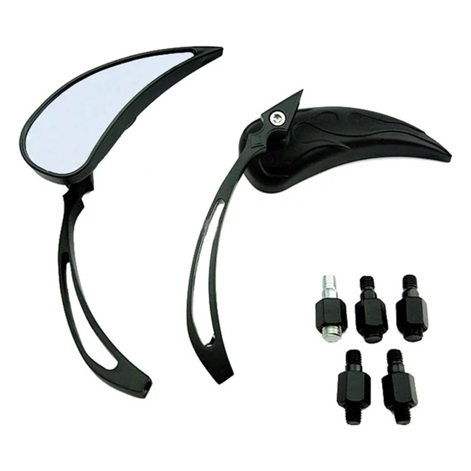 pour Har&Ley Motorcycle Cruiser Chopper Dyna Electra Glide Rétroviseurs Rétroviseurs Guidon Miroirs Arrière