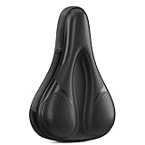 ZNXITR Bike Seat Cushion for Trek Verve 3, Ultra-Comfort Gel Bike Seat for Men & Women – Soft Ergonomic Bicycle Saddle, Non-Slip Breathable Design,A