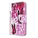 Produktbild LEMAXELERS Galaxy S10 Hülle,Samsung Galaxy S10 Handyhülle Schmetterling Blume Mädchen Flip Case PU Leder Cover Magnet Schutzhülle Ständer Handytasche für Samsung Galaxy S10,HX Red Butterfly