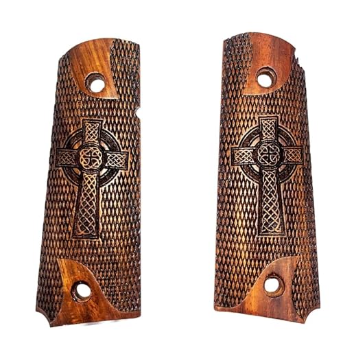 M1911 réplique de pistolet américain avec crosse en bois pour remplacer le plastique