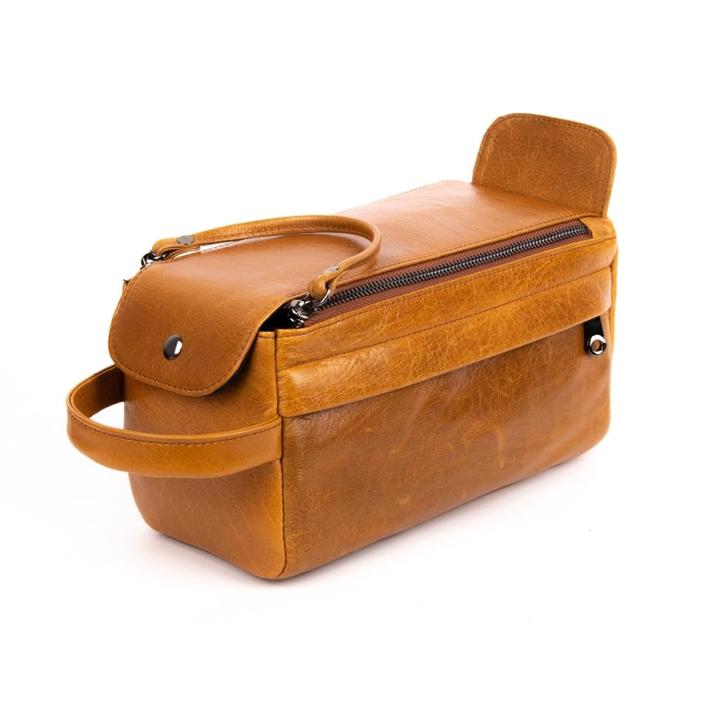 Borsa da Viaggio per Uomo e Donna - Borse da Viaggio per Uomo - Pelle per Uomo per la rasatura - Organizer per Cosmetici e Articoli da toeletta
