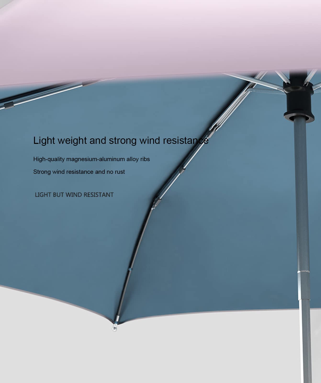 Paraguas Plegable de Viaje, pequeño Paraguas Compacto UV para Sol y Lluvia, Ligero y portátil, Apertura y Cierre automático, Paraguas para Hombres y Mujeres