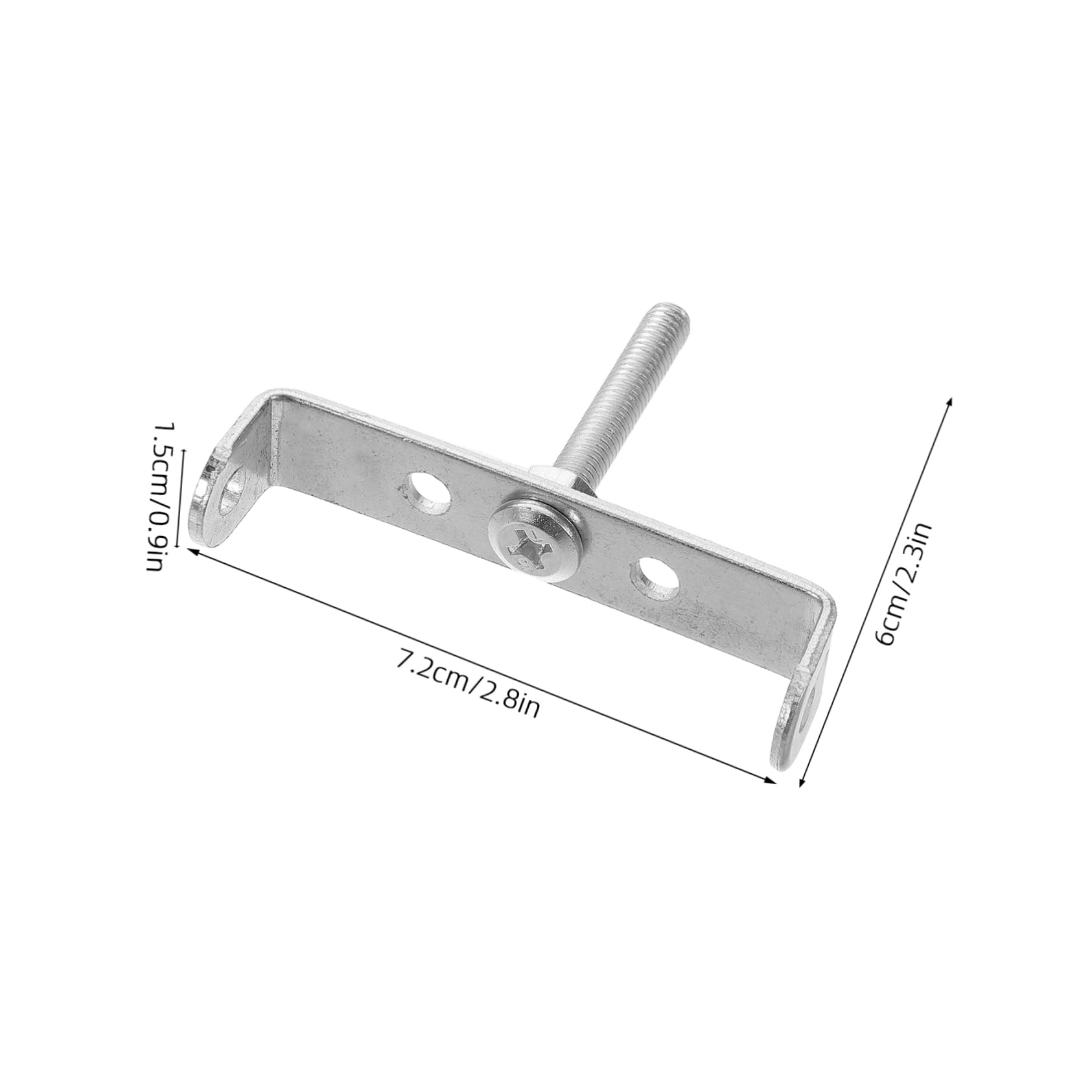 ifundom 10pcs U Shape Bike Cargo Rear Rack Adapter Heavy Duty Connector for Mountain Bicycle Frame Easy Installation Secure Fit for Enhanced Luggage Safety and Comfort