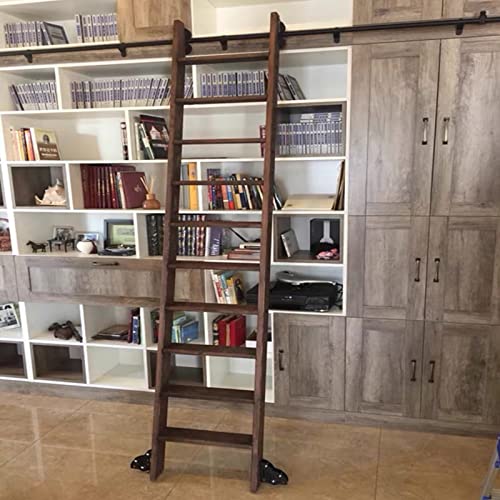 Kit de herrajes para escalera corredera y riel de granero de 100 cm extensible 2